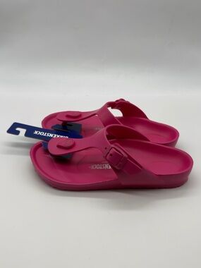 Birkenstock Pink EVA Thong Sandals with Buckle